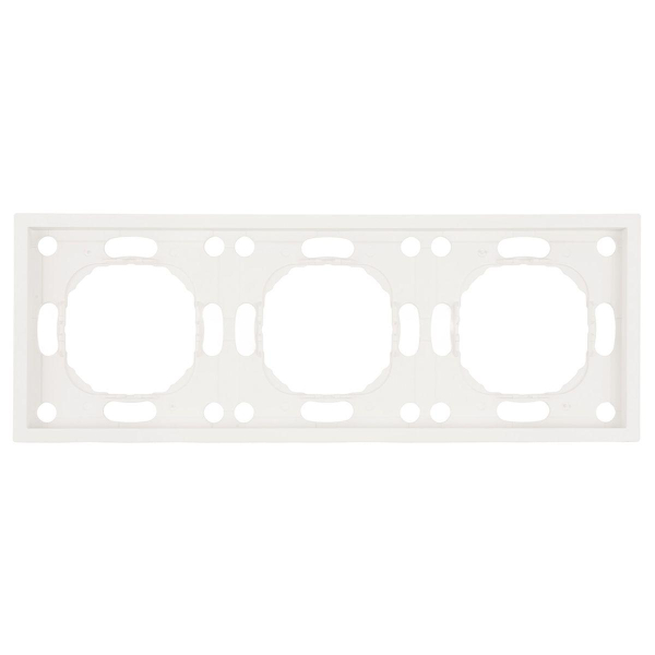 Рамка 3-постовая Stekker Эмили белый фарфор PFR00-5003-01 49886