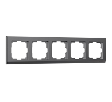 Рамка Werkel Stark на 5 постов графит W0051864 4690389194535
