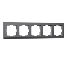 Рамка Werkel Stark на 5 постов графит W0051864 4690389194535