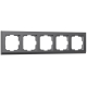 Рамка Werkel Stark на 5 постов графит W0051864 4690389194535