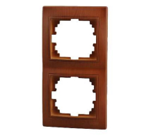 Рамка 2-ая вертикальная Lezard Mira сосна 701-0801-152