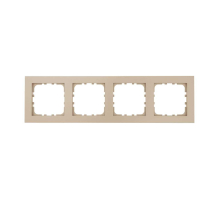 Рамка 4-постовая LK Studio (шампань) LK80 FLAT, 844406-1
