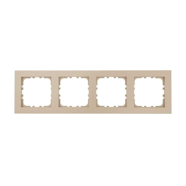 Рамка 4-постовая LK Studio (шампань) LK80 FLAT, 844406-1