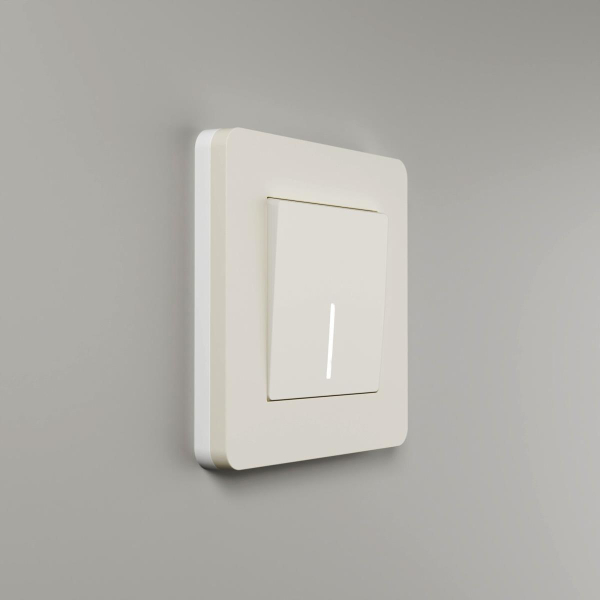 Рамка Werkel Split на 1 пост айвори/белый W0013066 4690389206016