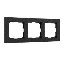 Рамка Werkel Hammer на 3 поста черный W0032408 4690389163449