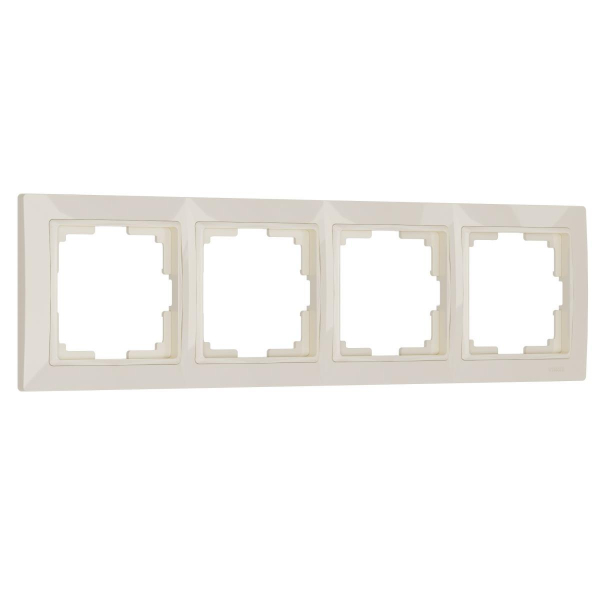 Рамка на 4 поста Werkel Snabb basic слоновая кость W0042003 4690389161438