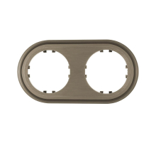 Рамка LK Studio 2-постовая круглая (бронза-электро) Vintage CLASSIC 889227-1