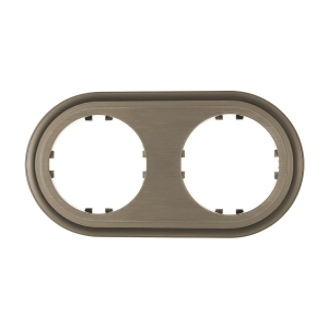 Рамка LK Studio 2-постовая круглая (бронза-электро) Vintage CLASSIC 889227-1