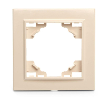 Рамка 1-постовая Stekker Эрна слоновая кость PFR00-9001-02 39624