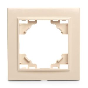 Рамка 1-постовая Stekker Эрна слоновая кость PFR00-9001-02 39624