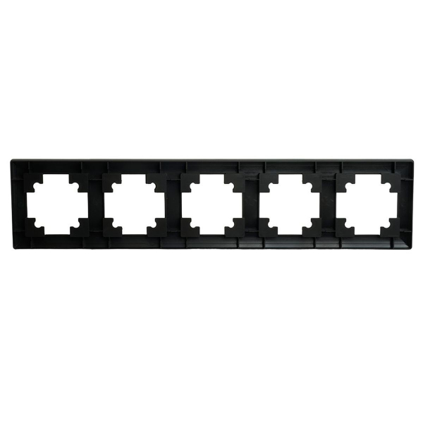 Рамка 5-постовая Stekker Катрин черный PFR00-7005-05 39816