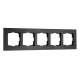 Рамка Werkel AluMax на 5 постов черный алюминий W0053508 4690389214325