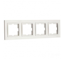 Рамка 4-постовая Mono Electric Larissa слоновая кость 103-010100-163