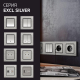 Рамка 4-постовая Vesta-Electric Exclusive Silver Metallic серебро FRM050401STA