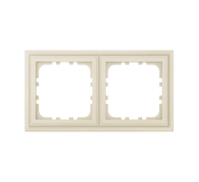Рамка 2-постовая LK Studio (бежевый матовый) LK80 CLASSIC, 894202-1