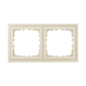 Рамка 2-постовая LK Studio (бежевый матовый) LK80 CLASSIC, 894202-1