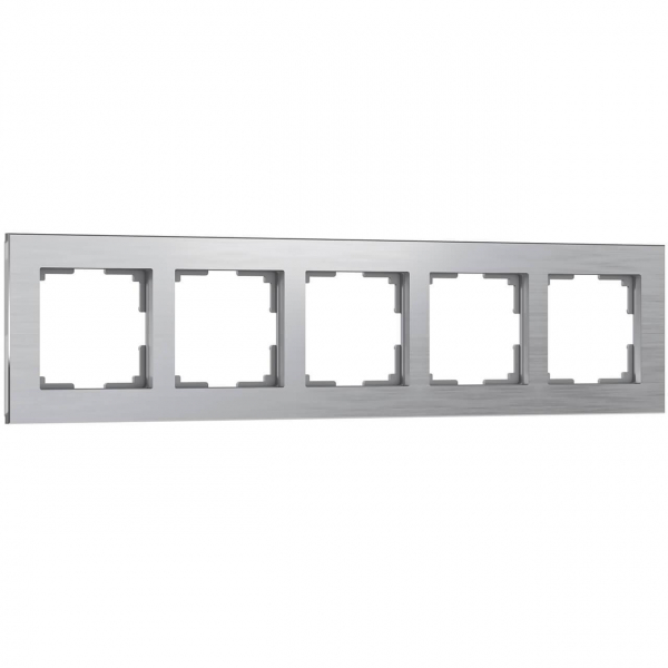 Рамка на 5 постов Werkel Aluminium алюминий W0051706 4690389158087 Рамка на 5 постов Werkel Aluminium алюминий W0051706 4690389158087