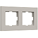 Рамка на 2 поста Werkel Slab дымчатый софт W0022917 a071621