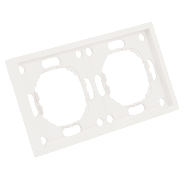 Рамка 2-постовая Stekker Эмили белый фарфор PFR00-5002-01 49885