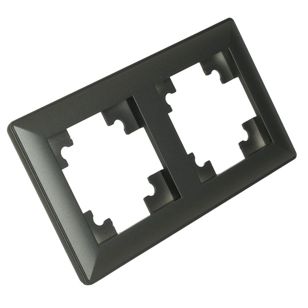 Рамка 2-постовая Stekker Катрин графит PFR00-7002-06 39808