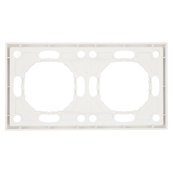 Рамка 2-постовая Stekker Эмили белый фарфор PFR00-5002-01 49885