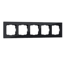 Рамка Werkel Favorit на 5 постов черный W0051108 4690389160110