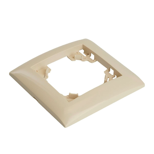 Рамка 1-постовая Stekker Эрна Элегант слоновая кость PFR00-9011-02 49666