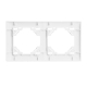 Рамка 2-постовая Stekker Эрна Элегант белый PFR00-9012-01 49630