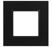 Рамка для розеток и выключателей ЭРА Elegance 14-5011-05 Classic, на 1 пост, антрацит Б0060575