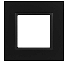 Рамка для розеток и выключателей ЭРА Elegance 14-5011-05 Classic, на 1 пост, антрацит Б0060575