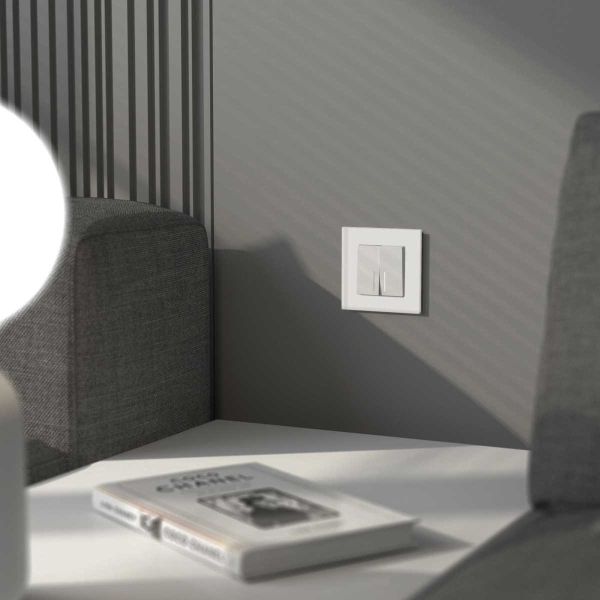 Рамка Werkel Senso на 1 пост белый стекло soft-touch W0013101 4690389200304