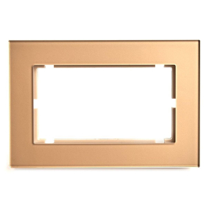 Рамка 2-постовая без перемычки Stekker Катрин золото GFR00-7012-08 49042