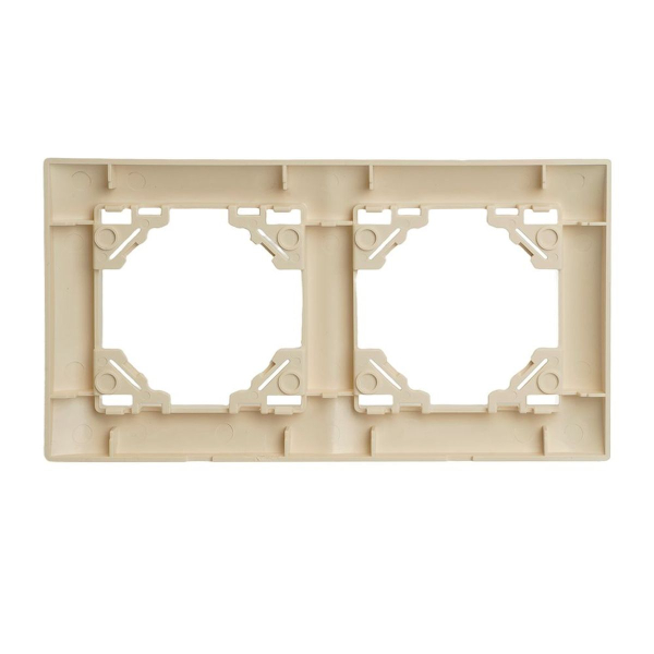 Рамка 2-постовая Stekker Эрна Элегант слоновая кость PFR00-9012-02 49667