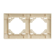 Рамка 2-постовая Stekker Эрна Элегант слоновая кость PFR00-9012-02 49667