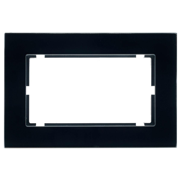 Рамка 2-местная Stekker Катрин черный матовый GFR00-7012-05М 49605