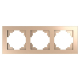 Рамка 3-постовая Stekker Катрин шампань GFR00-7003-02 39529