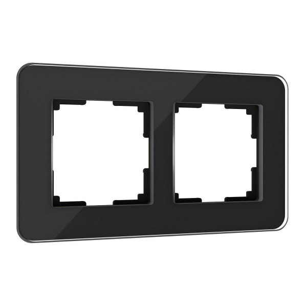 Рамка Werkel Elite на 2 поста черный W0022448 4690389196218 Рамка Werkel Elite на 2 поста черный W0022448 4690389196218