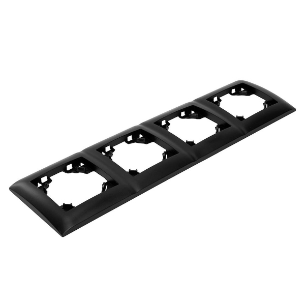 Рамка 4-постовая Stekker Эрна Элегант черный PFR00-9014-03 49664