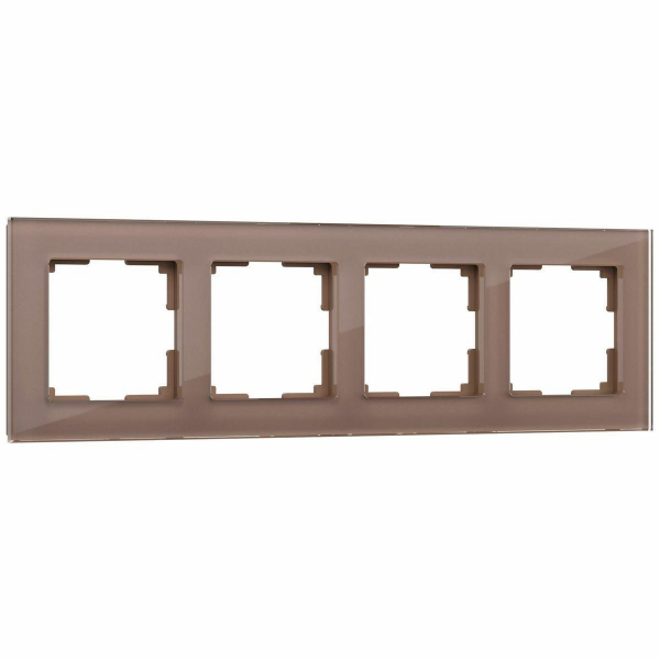 Рамка на 4 поста Werkel Favorit латте W0041142 4690389183454 Рамка на 4 поста Werkel Favorit латте W0041142 4690389183454