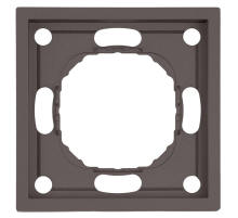 Рамка Stekker, PFR00-5001-09 1-местная Эмили, антрацит, soft touch 49936