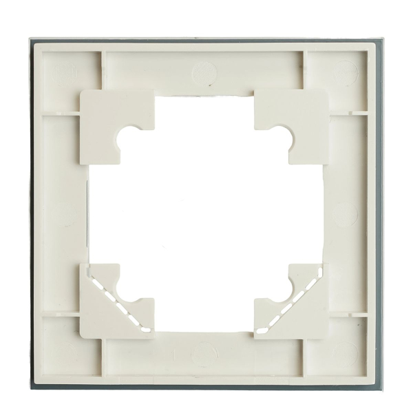 Рамка 1-постовая для сенсорных механизмов, подсветки Stekker Катрин белый GFR00-7001-01S 50303