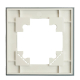 Рамка 1-постовая для сенсорных механизмов, подсветки Stekker Катрин белый GFR00-7001-01S 50303