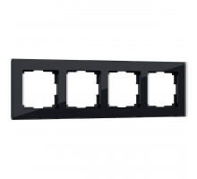 Рамка Werkel Favorit на 4 поста черный W0041108 4690389159954
