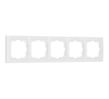 Рамка на 5 постов Werkel Snabb basic белый W0052001 4690389161452