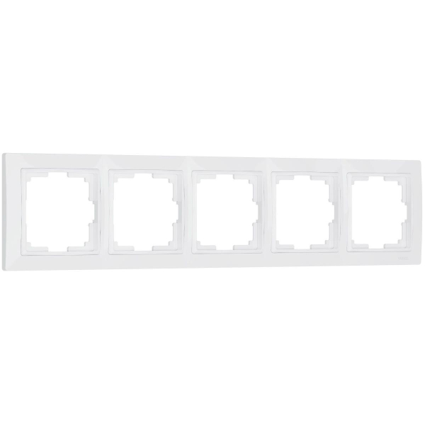Рамка на 5 постов Werkel Snabb basic белый W0052001 4690389161452