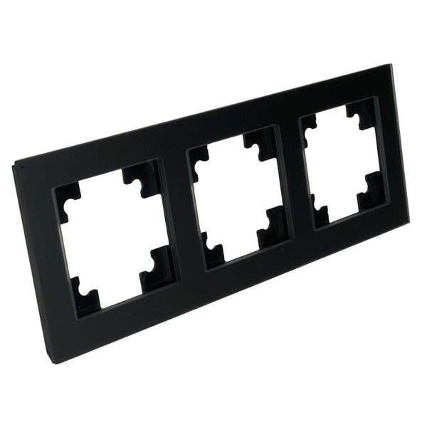 Рамка 3-постовая Stekker Катрин черный матовый GFR00-7003-05М 49602