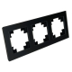 Рамка 3-постовая Stekker Катрин черный матовый GFR00-7003-05М 49602
