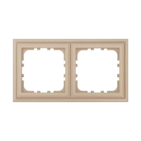 Рамка 2-постовая LK Studio (шампань) LK80 CLASSIC, 894206-1 Рамка 2-постовая LK Studio (шампань) LK80 CLASSIC, 894206-1