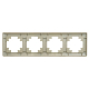 Рамка 4-постовая Stekker Катрин шампань PFR00-7004-02 39805