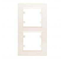 Рамка Makel 2-м Karea вертикал. крем. 56010707